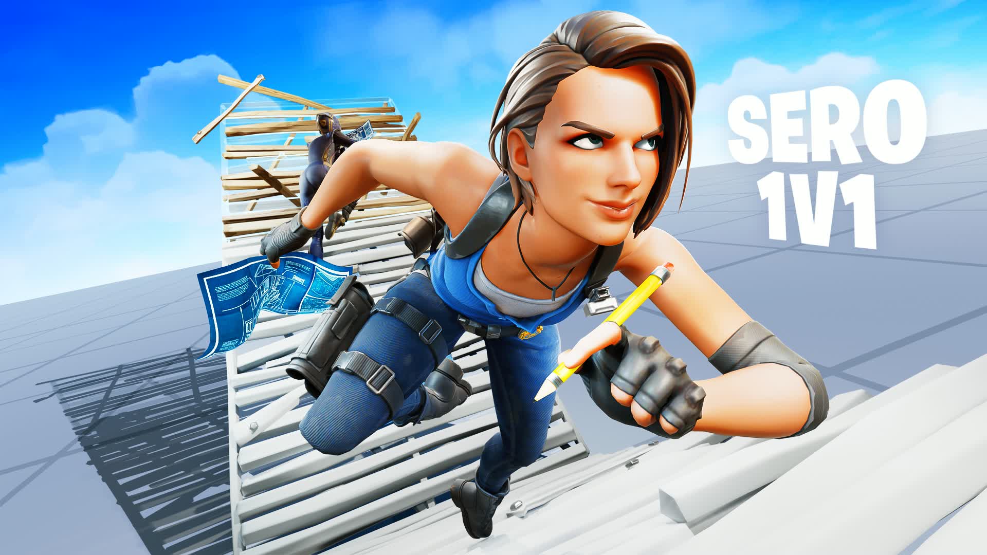 Sero 1v1 — UEFN 1v1 build fight map screenshot